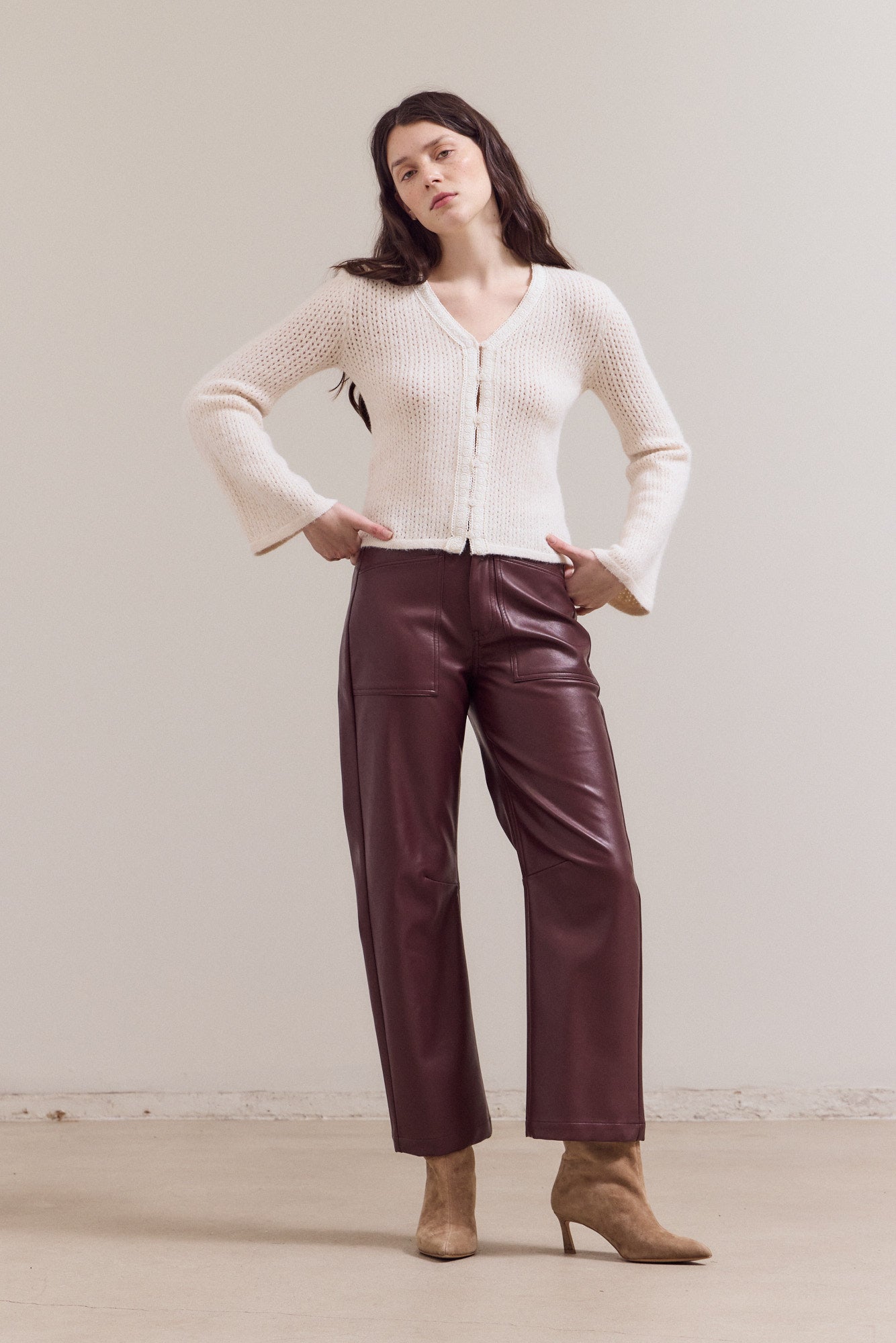 Lace Trim Detailed Cardigan