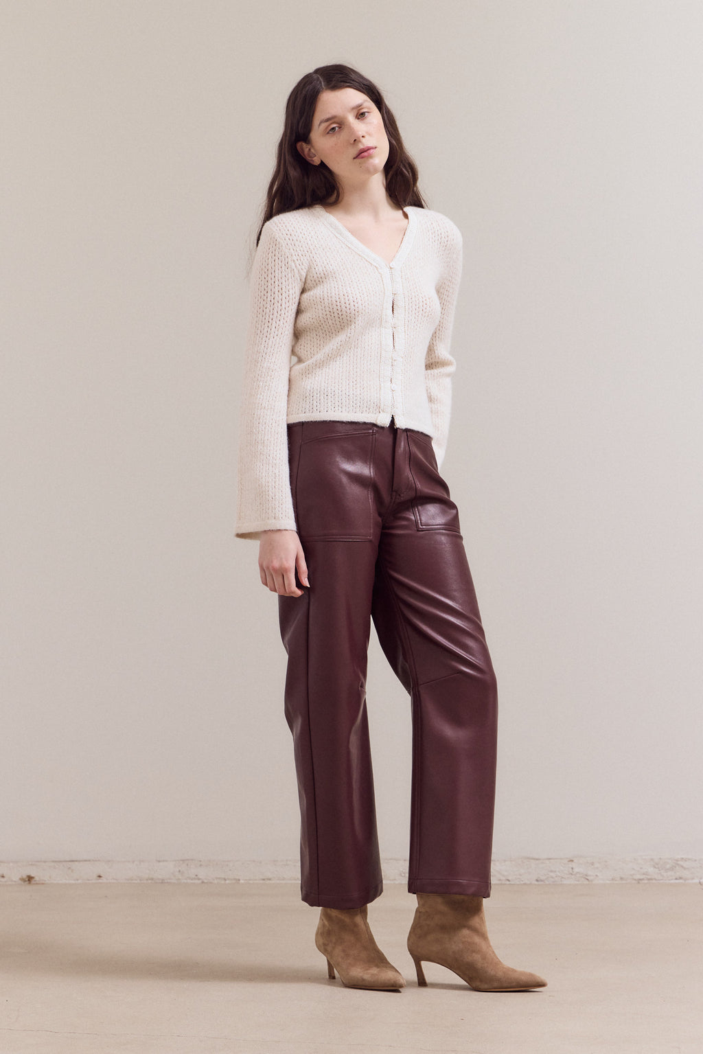 Lace Trim Detailed Cardigan