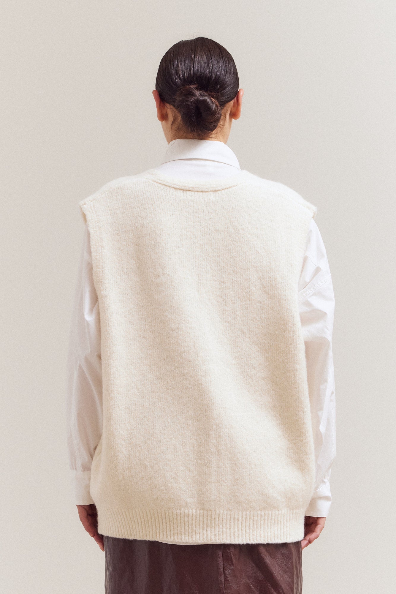 Textured Sweater Vest