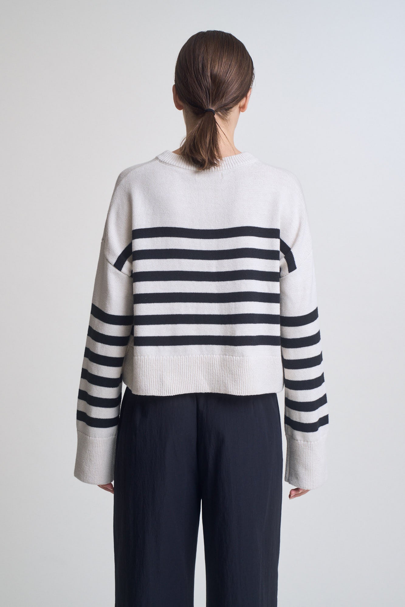 Cotton Stripe Cardigan