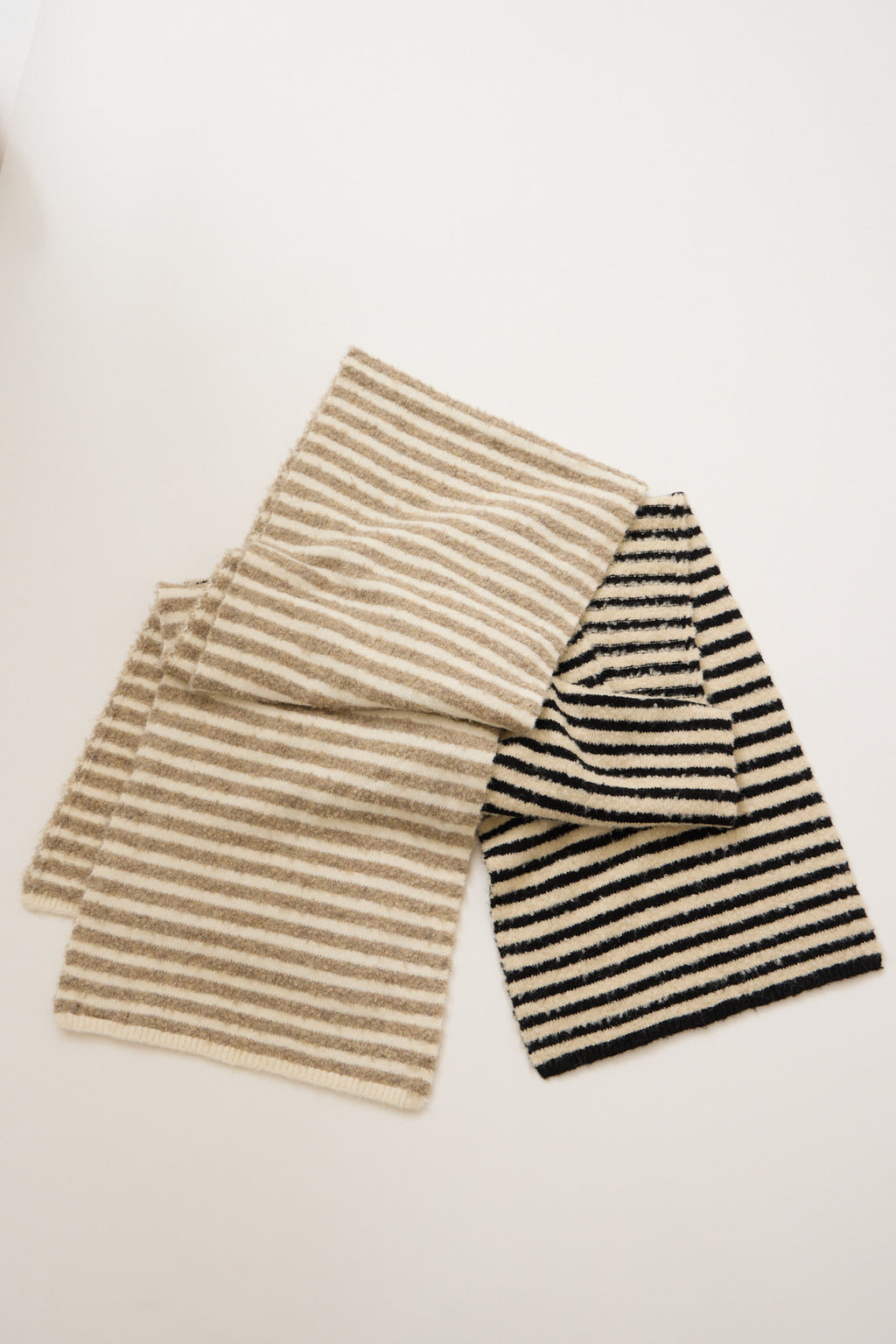 Striped Knitted Scarf
